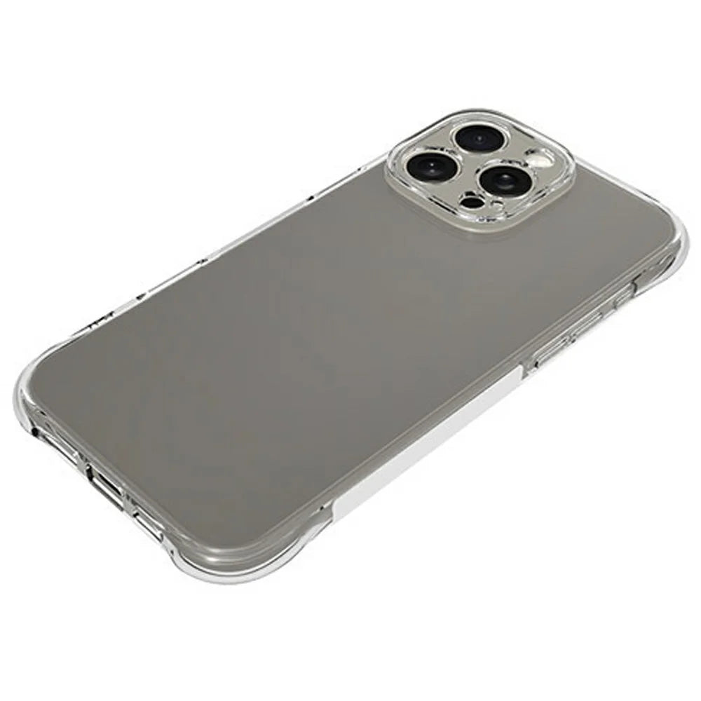 For iPhone 16 Pro Max Clear Phone Case 2.0mm Thickness Shockproof TPU Phone Cover - 4