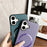 For iPhone 16 Case Drop-Proof TPU+Cloth Back Phone Cover Compatible with MagSafe - Purple - 4