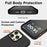 For iPhone 13 Pro Case Compatible with MagSafe Liquid Silicone Cover with 2 Tempered Glass Screen Films - Black - 2
