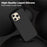 For iPhone 14 Pro Max Case Compatible with MagSafe Liquid Silicone Cover with 2 Tempered Glass Screen Films - Black - 4