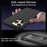 For iPhone 15 Pro Max Case Compatible with MagSafe Liquid Silicone Cover with 2 Tempered Glass Screen Films - Black - 3
