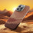 BENKS For iPhone 16 Pro Case Compatible with MagSafe Carbon Fiber Texture Aramid Fiber + PC Phone Cover, Gold - 2