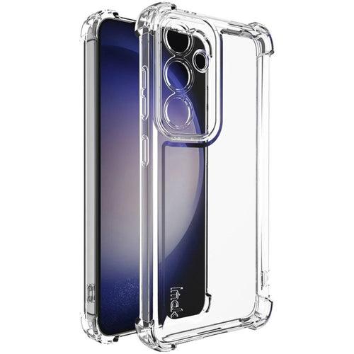 IMAK UX-4 Series for Samsung Galaxy S24+ Case Straight Frame Four Corner Shockproof Clear TPU Cover - 1