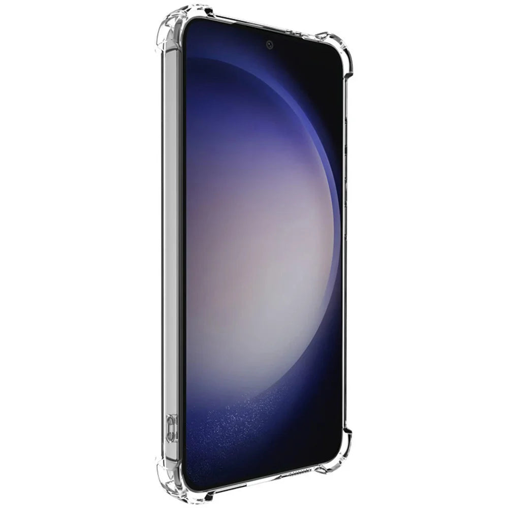 IMAK UX-4 Series for Samsung Galaxy S24+ Case Straight Frame Four Corner Shockproof Clear TPU Cover - 7