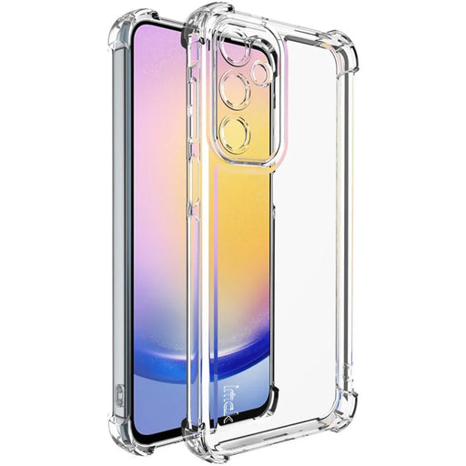 IMAK UX-4 Series for Samsung Galaxy A16 4G / 5G Case Straight Frame Four Corner Shockproof Clear TPU Cover - 1