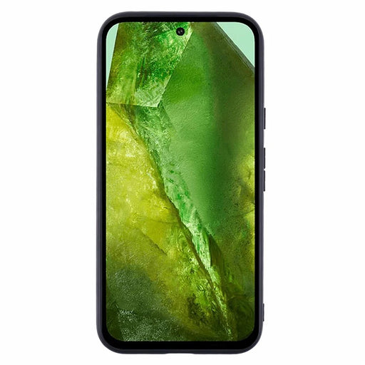 SUTENI H02 For Google Pixel 8a Case Card Slots Kickstand Litchi Texture Leather+TPU Cover - Black - 2