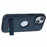 SUTENI G2 For iPhone 14 Magnetic Case Leather Phone Back Cover Waxy Texture Kickstand - Blue - 5