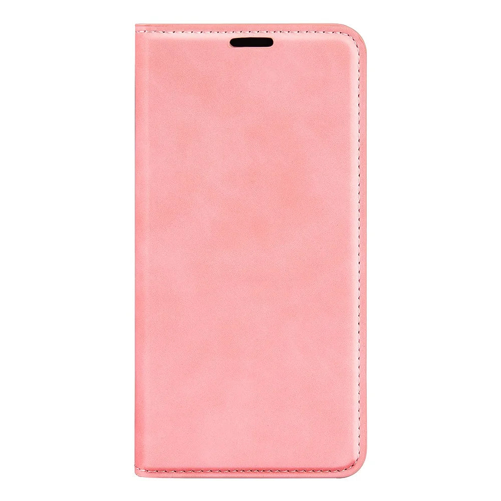 For Samsung Galaxy A36 5G / A56 5G Case Skin-Touch Leather Wallet Phone Cover - Pink - 5