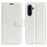 For Samsung Galaxy A36 5G / A56 5G Case Litchi Texture Shockproof Leather Wallet Phone Cover - White - 1