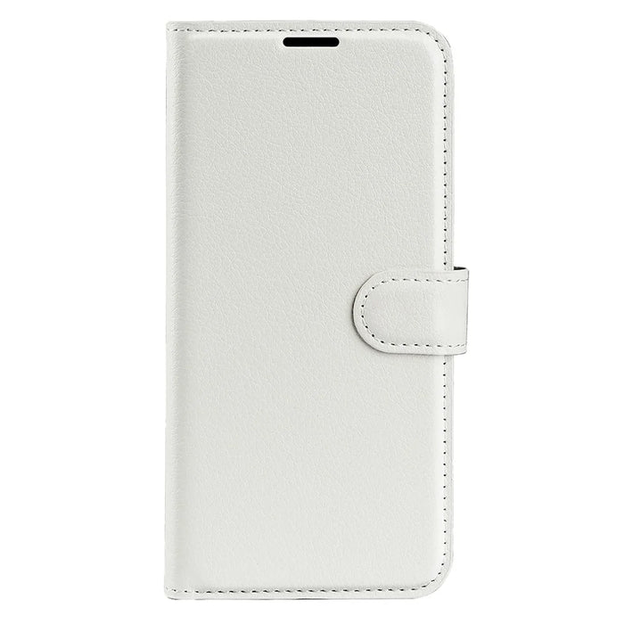 For Samsung Galaxy A36 5G / A56 5G Case Litchi Texture Shockproof Leather Wallet Phone Cover - White - 5