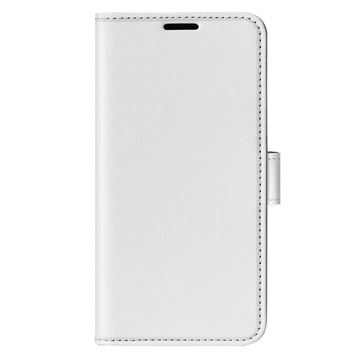 For Samsung Galaxy S25 Ultra Wallet Case Crazy Horse Texture Stand Leather Phone Cover - White - 5