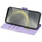 For Samsung Galaxy S25 Leather Wallet Case RFID Blocking Stand Cover with Hand Strap - Purple - 4