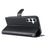 For Samsung Galaxy S23 FE Case Dots Imprinted PU Leather Flip Phone Cover with Card Slot, Strap - Black - 4