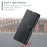 For iPhone 16 Plus Case Dots Imprinted PU Leather Flip Phone Cover with Card Slot, Strap - Black - 5