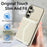 For Samsung Galaxy S24+ Case Card Holders RFID Blocking PU Leather+TPU Phone Cover with Shoulder Strap - White - 7