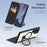 DUX DUCIS Skin X Pro Series For Samsung Galaxy S25 Ultra Leather Case Rotary Kickstand Cover Magnetic Case - Black - 5