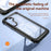 For Samsung Galaxy S25+ Case Anti-Drop Alloy Lens Frame PC+TPU Phone Cover - Black - 2