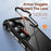 For Samsung Galaxy S25+ Case Anti-Drop Alloy Lens Frame PC+TPU Phone Cover - Black - 6