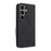 For Samsung Galaxy S25 Ultra Case Leather Wallet Flip Phone Cover with Hardware Decor - Black - 7