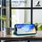 For Samsung Galaxy S25 Case Imprinted Honeycomb RFID Blocking Leather Phone Cover with Strap - Mint Green - 5