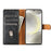 N.BEKUS CSJ-001 For Samsung Galaxy S24 FE Stand Case PU Leather Wallet Phone Cover - Black - 2