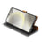 N.BEKUS CSJ-001 For Samsung Galaxy S24 FE Stand Case PU Leather Wallet Phone Cover - Black - 4