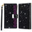 For Samsung Galaxy S25+ Case Starry Sky Carving Leather Wallet Phone Cover - Black - 1