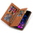 For Samsung Galaxy A16 4G / 5G Wallet Case Color Splicing Leather Phone Cover with Stand - Brown - 5