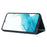For Samsung Galaxy S25 Case Wallet RFID Blocking TPU Leather Phone Cover with Lanyard - Blue - 2