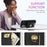 For Samsung Galaxy S24 FE Case Leather + TPU Phone Cover with Card Bag, Shoulder Strap - Black - 6