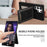 N.BEKUS For Samsung Galaxy S25 Ultra Case RFID Blocking Leather+TPU Phone Cover with Card Slots - Black - 6
