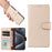 For iPhone 14 Pro Max Case RFID Blocking PU Leather Wallet Flip Phone Cover with Wrist Strap - Apricot - 6