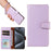 For iPhone 14 Pro Case RFID Blocking PU Leather Wallet Flip Phone Cover with Wrist Strap - Lavender Purple - 6