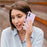 For iPhone 16 Case RFID Blocking PU Leather Wallet Flip Phone Cover with Wrist Strap - Lavender Purple - 5