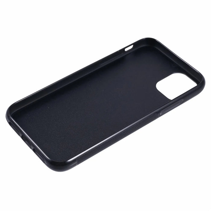 For iPhone 11 Magnetic Case Forged Texture Aramid Fiber+TPU Anti-Slip Phone Cover - Silver - 5
