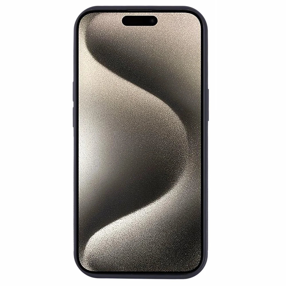 For iPhone 15 Magnetic Case Forged Texture Aramid Fiber+TPU Anti-Slip Phone Cover - Green - 2
