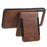 SUTENI H17 For Google Pixel 8a Magnetic Case Card Holder Kickstand Phone Cover - Brown - 3