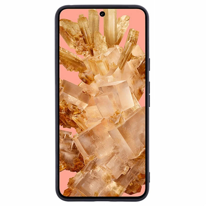 SUTENI H17 For Google Pixel 8a Magnetic Case Card Holder Kickstand Phone Cover - Brown - 4