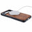 SUTENI H17 For Google Pixel 8a Magnetic Case Card Holder Kickstand Phone Cover - Brown - 6