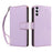 For Samsung Galaxy A16 4G / 5G Case RFID Blocking PU Leather Wallet Flip Phone Cover with Wrist Strap - Lavender Purple - 1