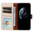 For Samsung Galaxy S24+ Case RFID Blocking PU Leather Wallet Flip Phone Cover with Wrist Strap - Apricot - 2