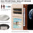 For Samsung Galaxy S24+ Case RFID Blocking PU Leather Wallet Flip Phone Cover with Wrist Strap - Apricot - 4