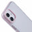 For iPhone 16 Clear Case TPU+PC Shockproof Phone Back Cover - Pink - 5