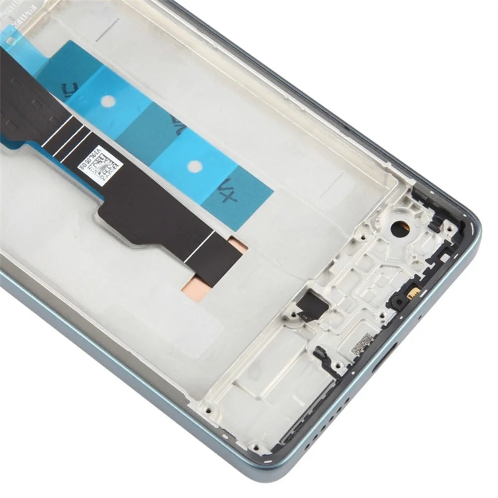 For Xiaomi Redmi Note 13 Pro 4G / Poco M6 Pro 4G Grade C OLED Screen and Digitizer Assembly + Frame Spare Part (Without Logo) - Green - 4