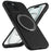 For iPhone 14 Case Compatible with MagSafe Rotating Metal Kickstand PC + Silicone Phone Cover - Black - 2