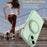For iPhone 15 Case Compatible with MagSafe Rotating Metal Kickstand PC + Silicone Phone Cover - Light Green - 3