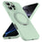 For iPhone 15 Pro Case Compatible with MagSafe Kickstand PC + Silicone Phone Cover - Light Green - 2