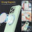 For iPhone 15 Pro Case Compatible with MagSafe Kickstand PC + Silicone Phone Cover - Light Green - 4