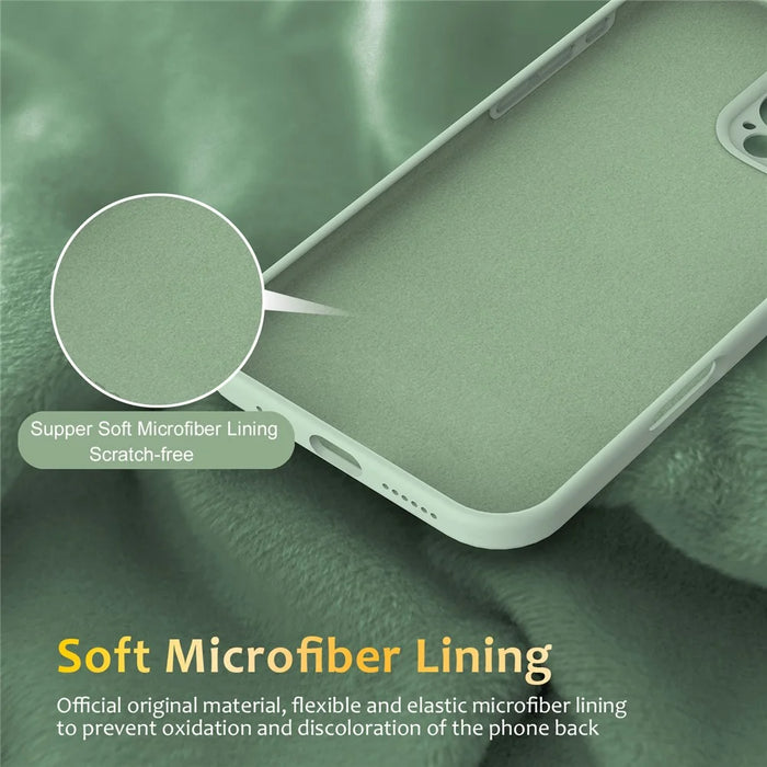 For iPhone 15 Pro Max Case Compatible with MagSafe Metal Kickstand PC + Silicone Phone Cover - Light Green - 5