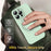 For iPhone 15 Pro Max Case Compatible with MagSafe Metal Kickstand PC + Silicone Phone Cover - Light Green - 7